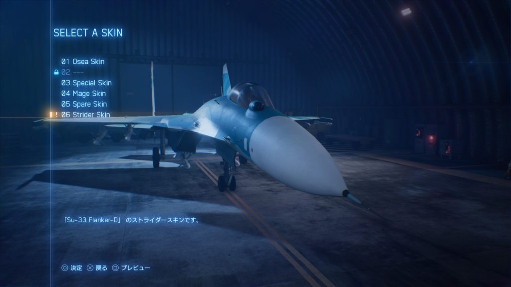 ACE COMBAT™ 7: SKIES UNKNOWN_Su-33 Flanker-D 06 Strider Skin